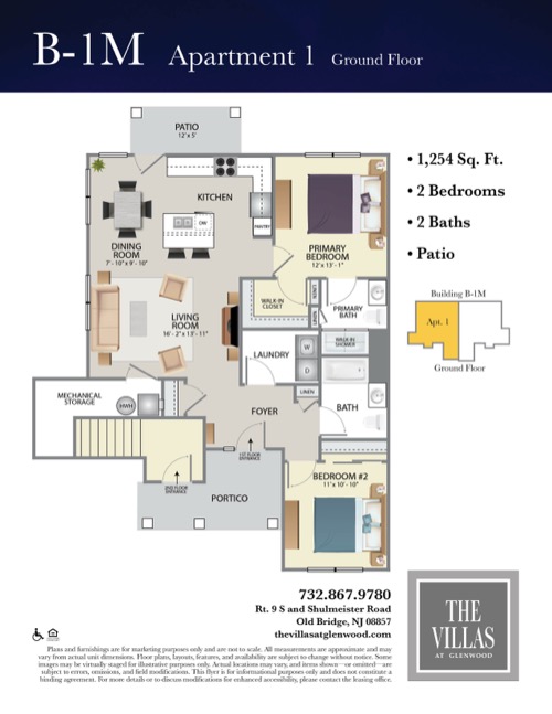 The Villas at Glenwood Floorplans