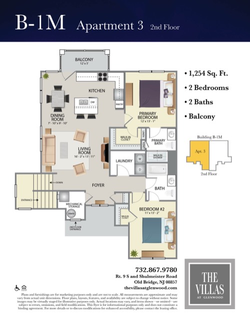 The Villas at Glenwood Floorplans