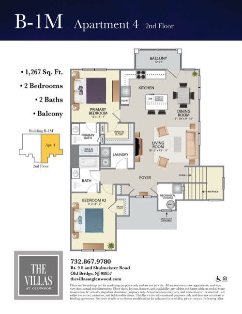 The Villas at Glenwood Floorplans