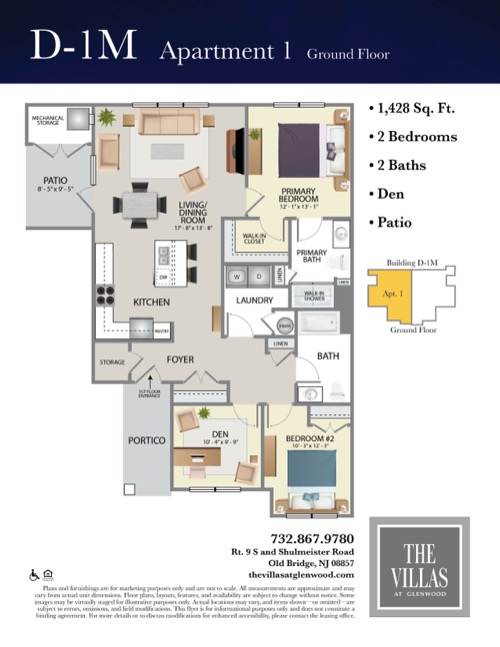 The Villas at Glenwood Floorplans
